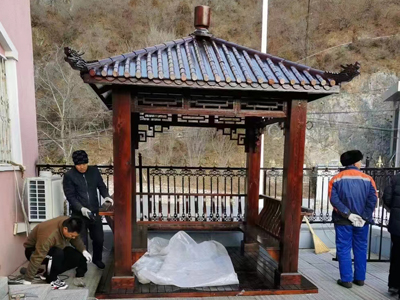 凉亭花架